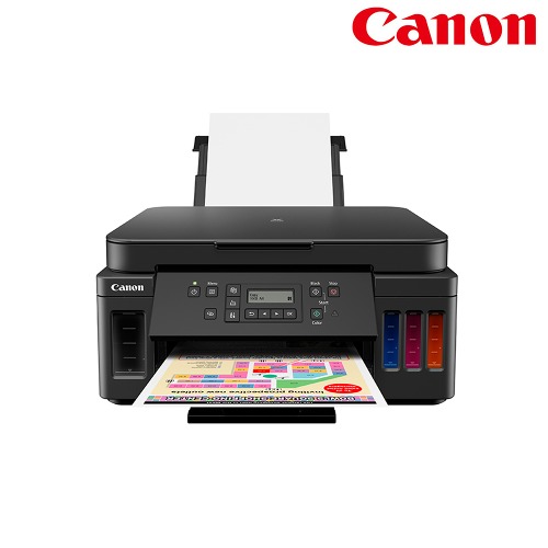 캐논 정품 G6090 무한잉크 복합기 컬러 잉크젯 프린터 자동양면인쇄